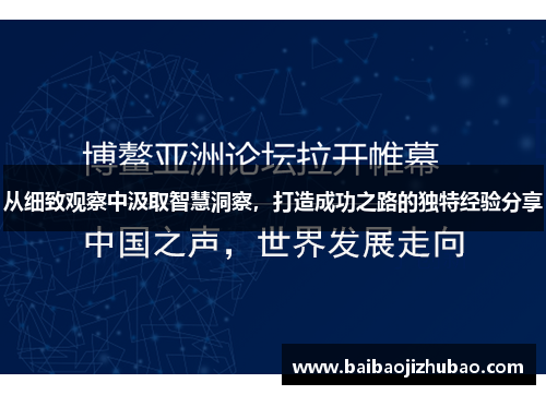 从细致观察中汲取智慧洞察，打造成功之路的独特经验分享